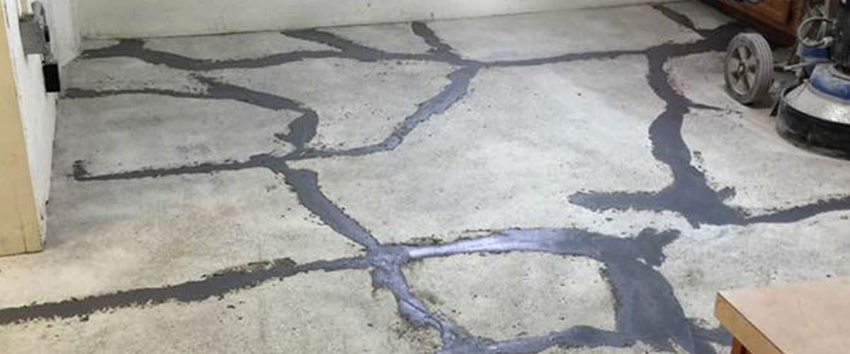 patched concrete