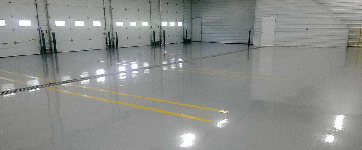 resinous concrete floor