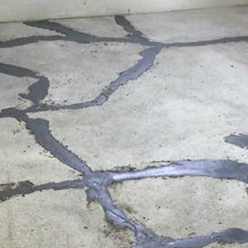 patched concrete