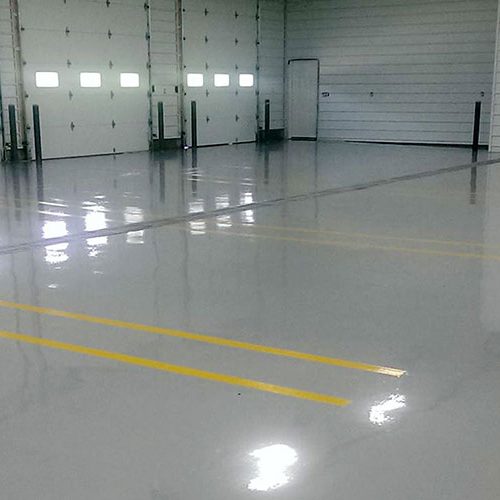resinous concrete floor